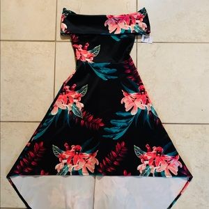 Charlotte Ruse high low floral dress